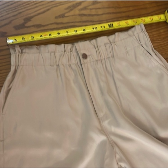 Womens BAR III pants size XL beige pants trouser pants elastic waist - Picture 7 of 11